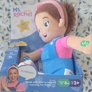 Ms.Rachel Plush Speak & Sing Doll NEW